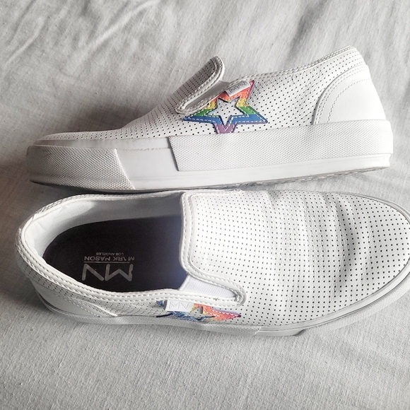 Mark Nason Leather Slip-on Sneaker. Size 7.5 - Picture 3 of 10